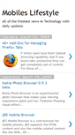Mobile Screenshot of mobileslifestyle.blogspot.com