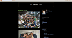 Desktop Screenshot of deintentos.blogspot.com