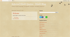 Desktop Screenshot of hindi-quotes.blogspot.com