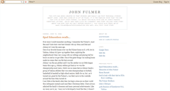 Desktop Screenshot of johnfulmer.blogspot.com