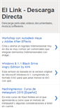 Mobile Screenshot of ellinkdescargadirecta.blogspot.com