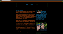 Desktop Screenshot of lifeasshelley.blogspot.com