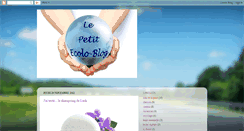 Desktop Screenshot of lepetitecolo.blogspot.com