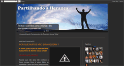 Desktop Screenshot of partilhandoaheranca.blogspot.com