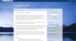 Desktop Screenshot of paymentsfrontier.blogspot.com