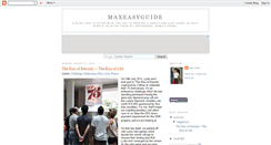 Desktop Screenshot of maxeasyguide.blogspot.com