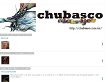 Tablet Screenshot of chubascoalebrijes.blogspot.com