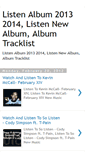Mobile Screenshot of listennewmusics.blogspot.com