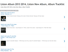 Tablet Screenshot of listennewmusics.blogspot.com