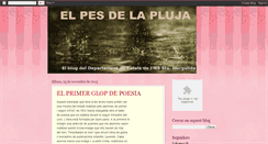 Desktop Screenshot of elpesdelapluja.blogspot.com