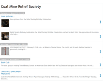 Tablet Screenshot of coalminereliefsociety.blogspot.com