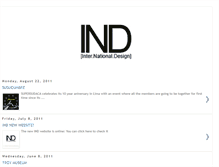 Tablet Screenshot of ind-internationaldesign.blogspot.com