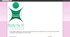 Desktop Screenshot of jodiebodybyvi.blogspot.com