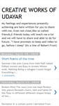 Mobile Screenshot of creativeworksofudayar.blogspot.com