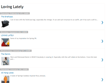 Tablet Screenshot of lovinglately.blogspot.com
