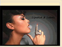 Tablet Screenshot of lipstickandlabels.blogspot.com
