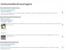 Tablet Screenshot of institucioneducativacartagena.blogspot.com