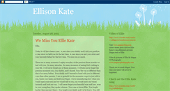 Desktop Screenshot of ellisonkate.blogspot.com