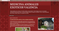 Desktop Screenshot of exoticvet.blogspot.com