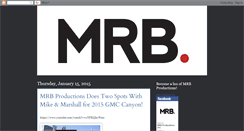 Desktop Screenshot of mrb-productions.blogspot.com