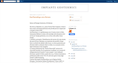 Desktop Screenshot of impianti-geotermici.blogspot.com