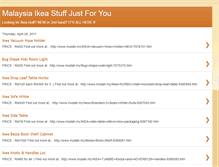 Tablet Screenshot of ikea4u.blogspot.com