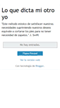 Mobile Screenshot of loquedictamiotroyo.blogspot.com