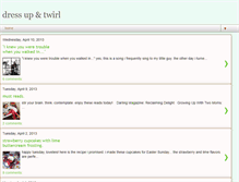 Tablet Screenshot of dressupandtwirl.blogspot.com