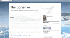Desktop Screenshot of gorsefox.blogspot.com