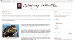 Desktop Screenshot of dancingcrocodile.blogspot.com