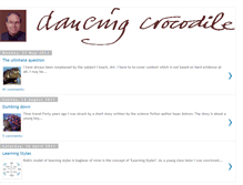 Tablet Screenshot of dancingcrocodile.blogspot.com