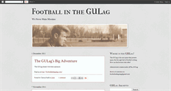 Desktop Screenshot of footballinthegulag.blogspot.com