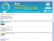 Tablet Screenshot of inovacaosocial2010.blogspot.com