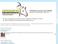 Tablet Screenshot of chicosycaballos.blogspot.com