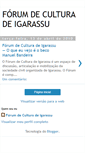 Mobile Screenshot of forumdeculturadeigarassu.blogspot.com