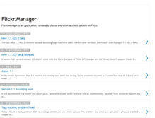 Tablet Screenshot of flickrmanager.blogspot.com