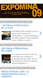Mobile Screenshot of expomina2009.blogspot.com
