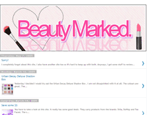 Tablet Screenshot of beautymarkedbeauty.blogspot.com