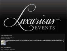 Tablet Screenshot of luxuriousevent.blogspot.com