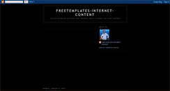 Desktop Screenshot of freetemplates-internet-content.blogspot.com