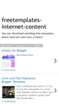 Mobile Screenshot of freetemplates-internet-content.blogspot.com