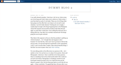 Desktop Screenshot of dummyblogtwo.blogspot.com