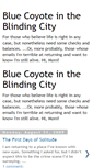 Mobile Screenshot of bluecoyoteblind.blogspot.com