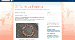 Desktop Screenshot of eltallerdepatricka.blogspot.com