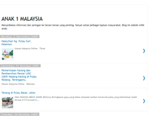 Tablet Screenshot of anak-1malaysia.blogspot.com