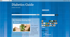 Desktop Screenshot of diabeticsguide101.blogspot.com