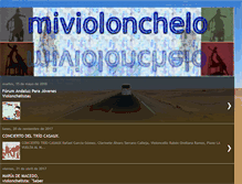 Tablet Screenshot of miviolonchelo.blogspot.com