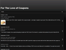 Tablet Screenshot of fortheloveloveofcoupons.blogspot.com