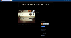 Desktop Screenshot of fristerandrossmanncub7.blogspot.com