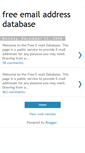 Mobile Screenshot of free-email-database.blogspot.com